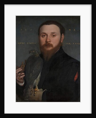 Portrait of a Nobleman with a Hawk, 1542 by Hans Holbein the Younger