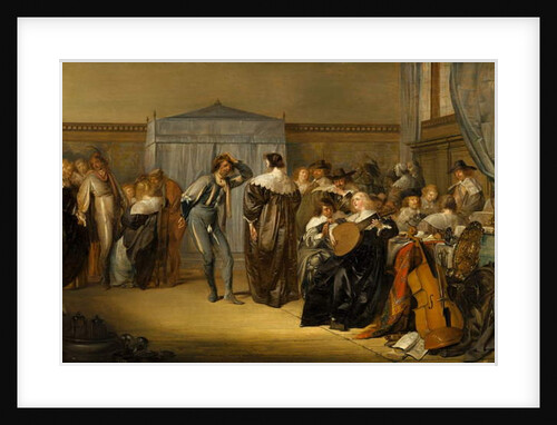 Merry Company with Masked Dancers, 1636 by Pieter Codde