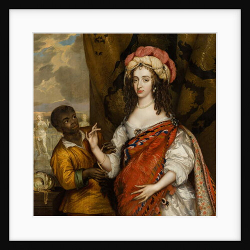 Posthumous Portrait of Mary Stuart with a Servant, c.1664 by Adriaen Hanneman