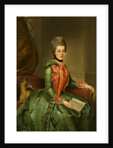 Portrait of Princess Frederika Sophia Wilhelmina, c.1768-69 by Johann Georg Ziesenis