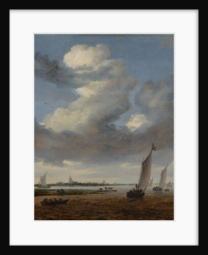 View of Beverwijk from the Wijkermeer, 1661 by Salomon van Ruisdael or Ruysdael