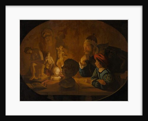 The Drawing Lesson, 1634 by Jan ter Borch or Terborch