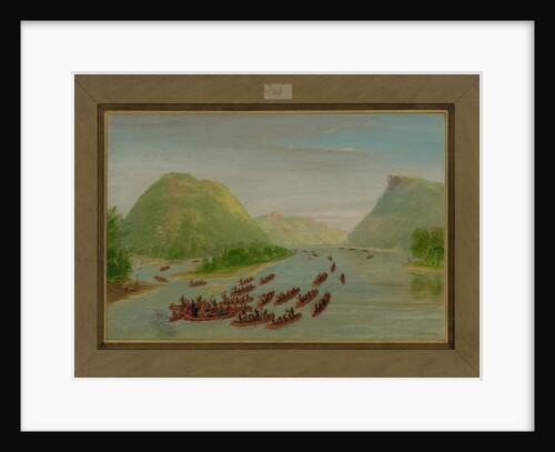 Father Hennepin and Two Companions Made Prisoners by the Sioux, April 1680, 1847-48 by George Catlin