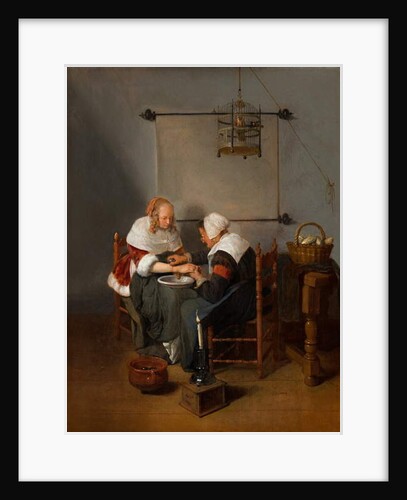 An Old Woman Bleeding a Young Woman, known as 'The Bloodletting', c.1660 by Quiringh Gerritsz. van Brekelenkam