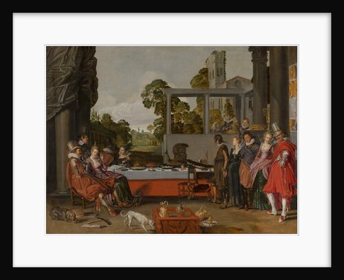 Merry Company on a Terrace, 1616-17 by Willem Pietersz Buytewech