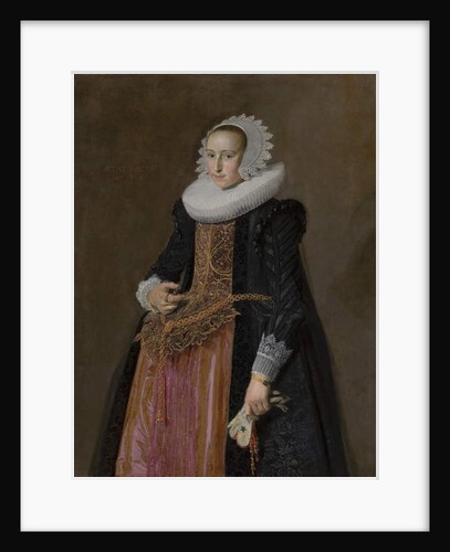 Portrait of Aletta Hanemans, 1625 by Frans Hals