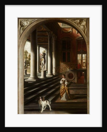 Perspective View with a Woman Reading a Letter, c. 1670 by Samuel van Hoogstraten