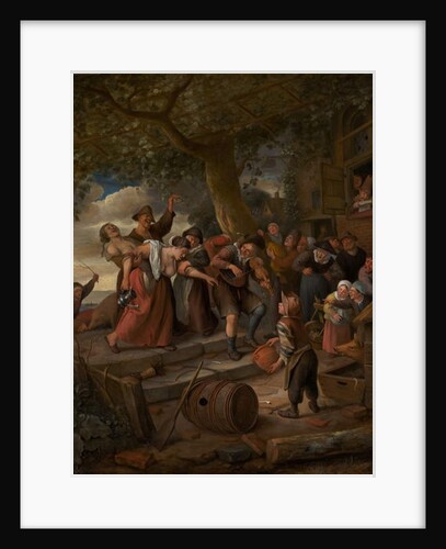 A Pig Belongs in the Sty, c.1673-5 by Jan Havicksz. Steen