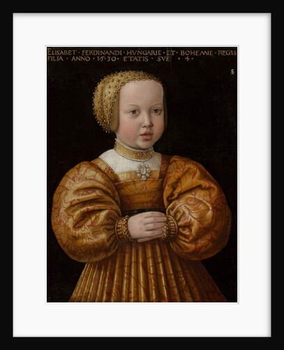 Portrait of Elisabeth of Austria Aged Four, 1530 by Jakob Seisenegger