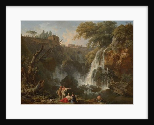 The Waterfalls at Tivoli, with the Villa of Maecenas, c.1740-50 by Claude Joseph Vernet