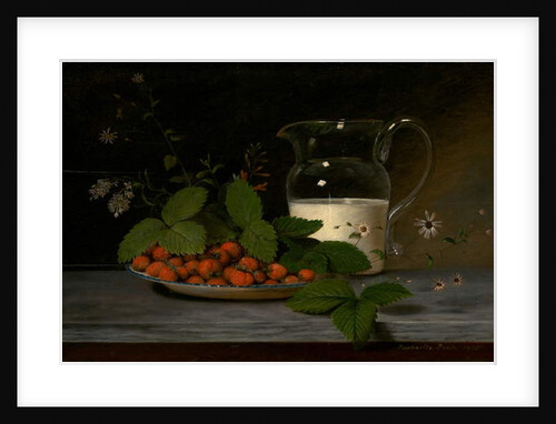 Strawberries and Cream, 1816 by Raphaelle Peale
