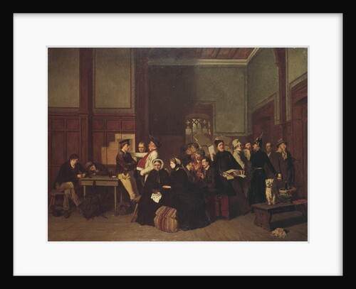 Third-Class Waiting-Room II, c.1865 by Carl-Hendrik d' Unker