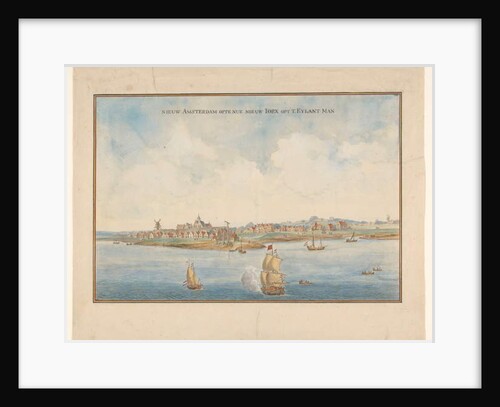 New Amsterdam and Manhattan, c.1660 by Dutch School