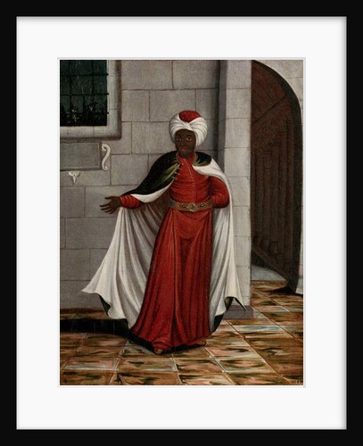 The Kislar Aghassi, Chief of the Black Eunuchs of the Sultan, 1700-37 by Jean Baptiste (circle of) Vanmour
