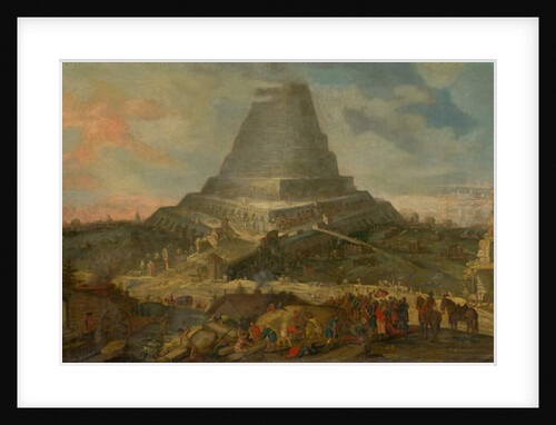 Tower of Babel, 1610-25 by Netherlandish School