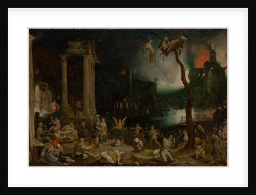 Aeneas and the Sibyl in the underworld, c.1604 by Jan the Elder Brueghel