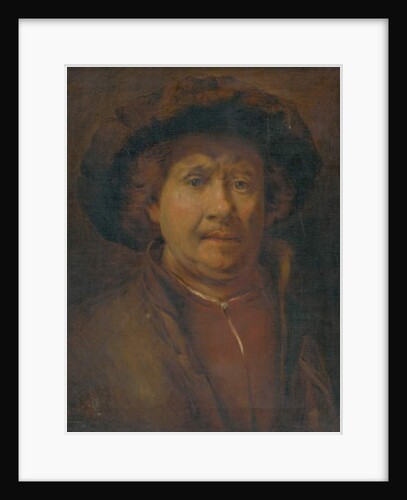 Self portrait by Rembrandt Harmensz. van Rijn (after)