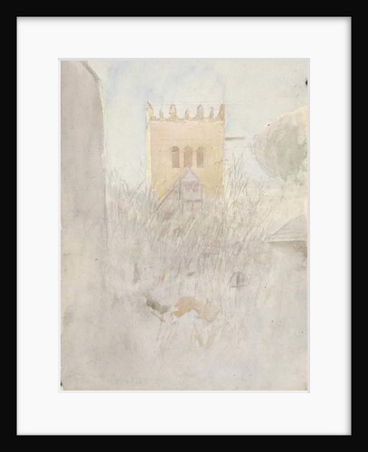 Belfry in Strážky II., 1890-1910 by Laszlo Mednyanszky