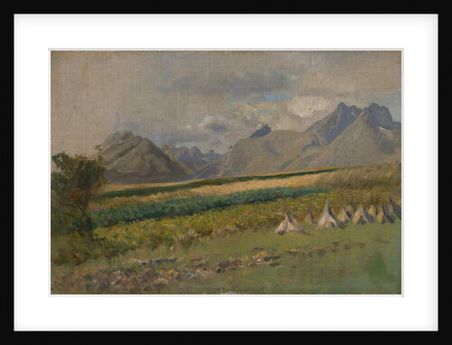 High Tatras from Strážky, 1878-80 by Laszlo Mednyanszky