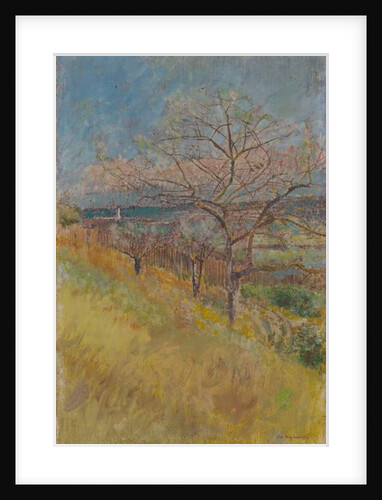 Valley with trees in bloom, 1890-1900 by Laszlo Mednyanszky