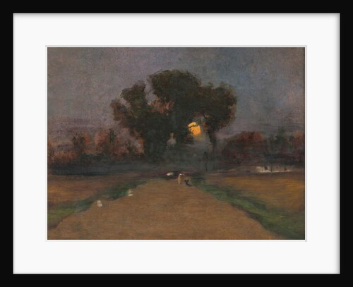 Landscape with setting sun, 1890-1900 by Laszlo Mednyanszky