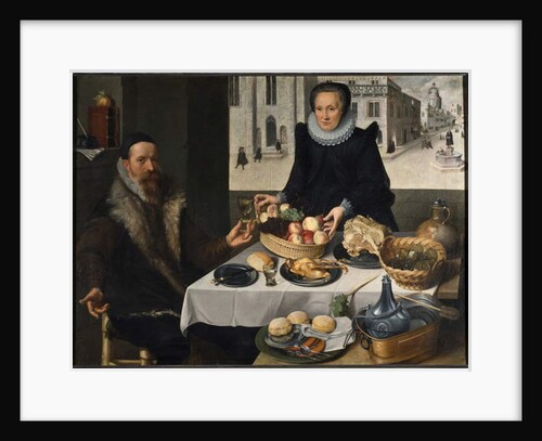 Double Portrait of an Elderly Couple by Lucas van Valckenborch