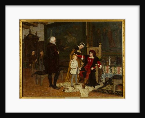King Gustav I Vasa of Sweden and King Hans 1881 by Johan Axel Gustav Acke