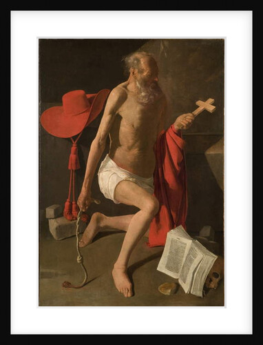 The Penitent St. Jerome by Georges de la Tour