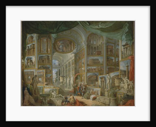 Ancient Rome, 1757 by Giovanni Paolo Pannini or Panini