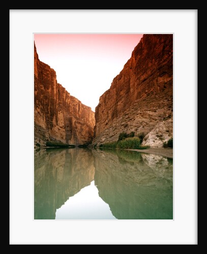 Bluffs above Rio Grande in Big Bend National Park, Texas by Anonymous