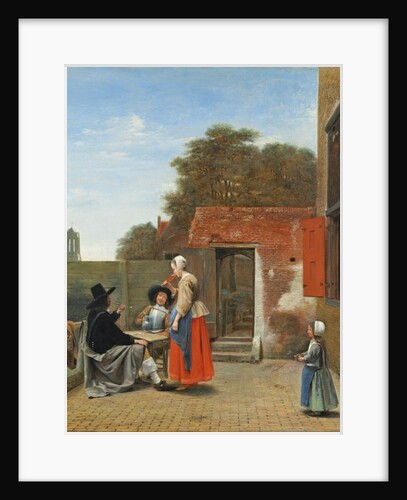 A Dutch Courtyard, c.1658-60 by Pieter de Hooch