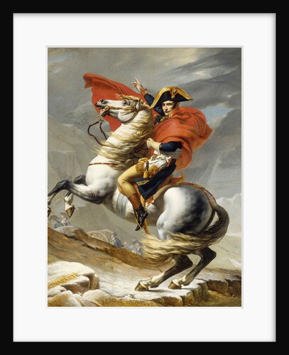Napoleon Crossing the Alps on 20th May 1800 by Jacques Louis David