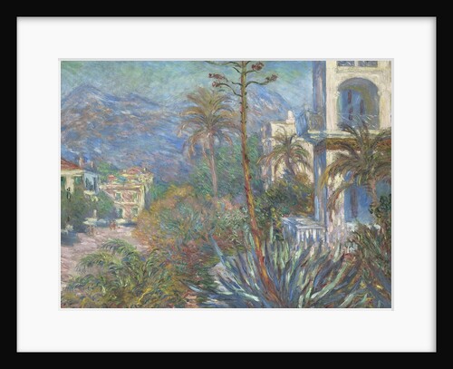 Villas at Bordighera, 1884 by Claude Monet