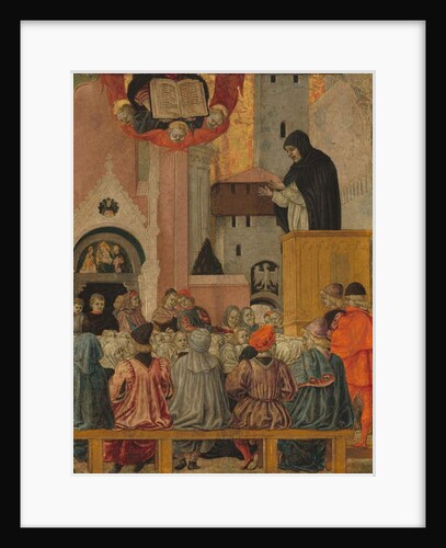 A Dominican Preaching, c. 1470 by Agnolo degli Erri