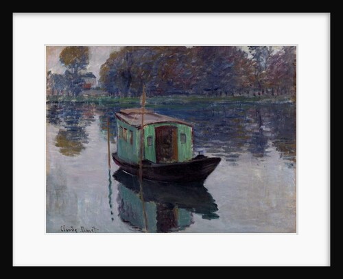 The Studio Boat, 1874 by Claude Monet