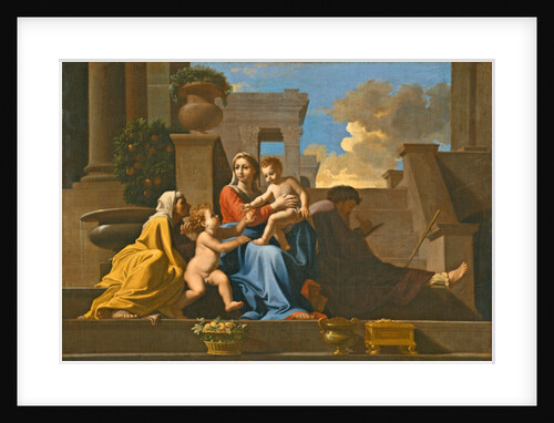 The Holy Family on the Steps, 1648 by Nicolas Poussin