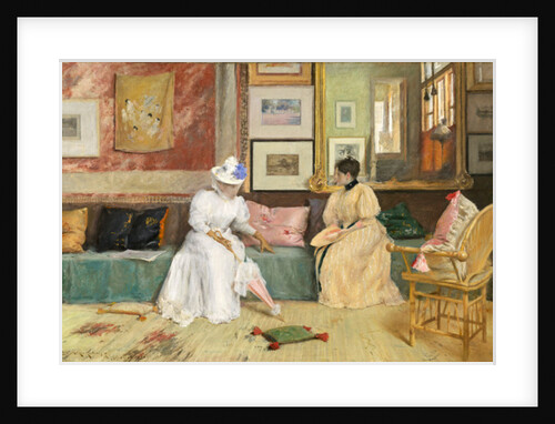 A Friendly Call, 1895 by William Merritt Chase