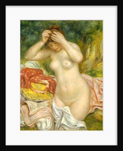 Bather Arranging her Hair, 1893 by Pierre Auguste Renoir