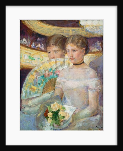 The Loge, 1882 by Mary Stevenson Cassatt