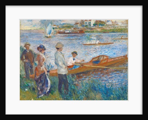 Oarsmen at Chatou, 1879 by Pierre Auguste Renoir