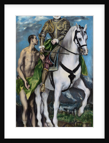 St. Martin and the Beggar, 1597-99 by El (1541-1614) Greco