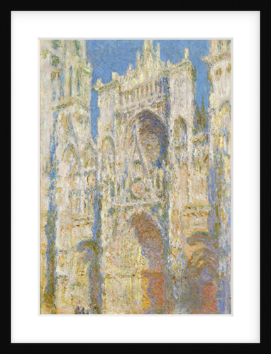 Rouen Cathedral, West Facade, Sunlight, 1894 by Claude Monet