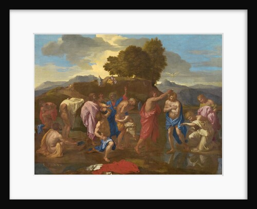 The Baptism of Christ, 1641-42 by Nicolas Poussin