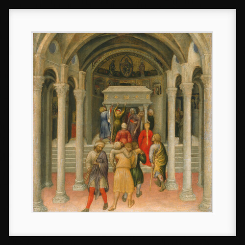 The Crippled and Sick Cured at the Tomb of Saint Nicholas, 1425 by Gentile da Fabriano