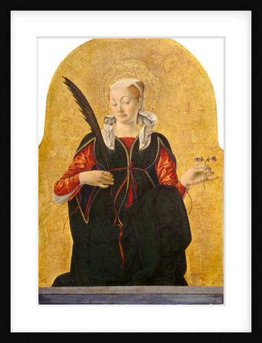 St Lucy, c. 1473- 74 by Francesco del Cossa