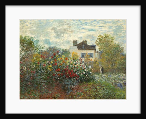 The Artist's Garden in Argenteuil , 1873, 1873 by Claude Monet