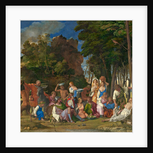The Feast of the Gods, 1514- 29 by Giovanni & Titian Bellini