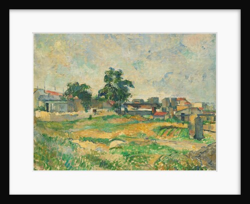 Landscape near Paris by Paul Cezanne