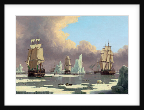 The Northern Whale Fishery: The 'Swan' and 'Isabella', c. 1840 by John of Hull Ward
