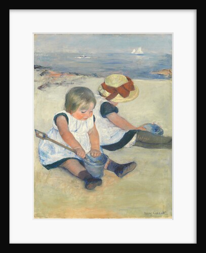 Children Playing on the Beach, 1884 by Mary Stevenson Cassatt